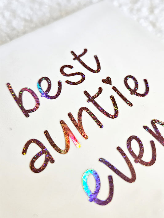 Tegeltje – Best auntie ever