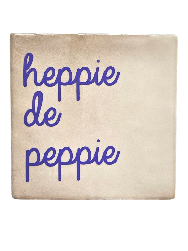 Tegeltje – Heppie de peppie