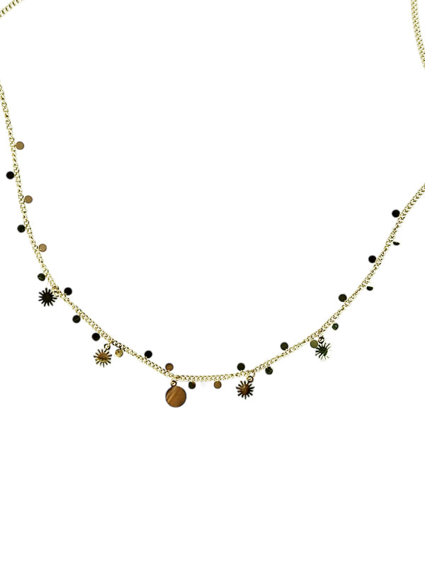RVS Ketting Ibiza goud