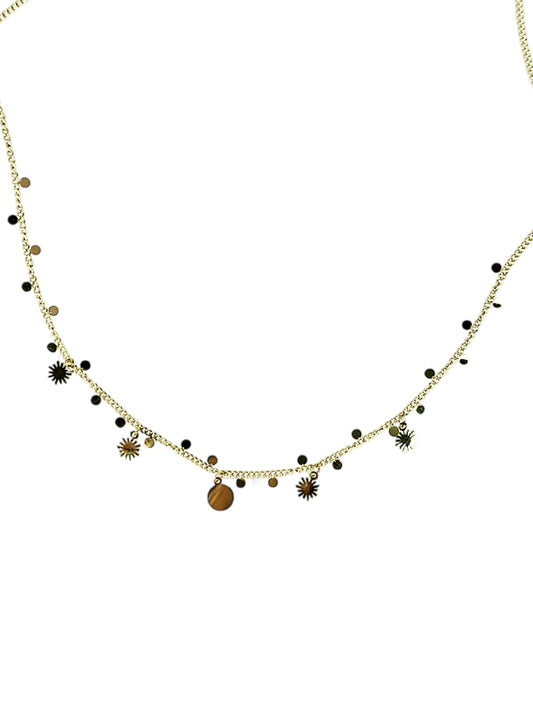 RVS Ketting Ibiza goud