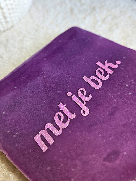 Tegeltje – Met je bek.