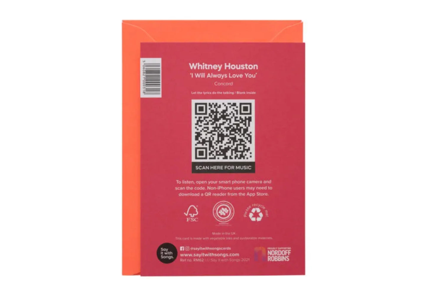 Wenskaart QR – I will always love you
