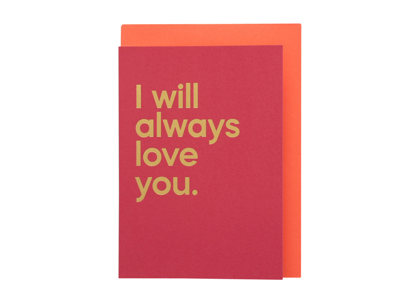 Wenskaart QR – I will always love you