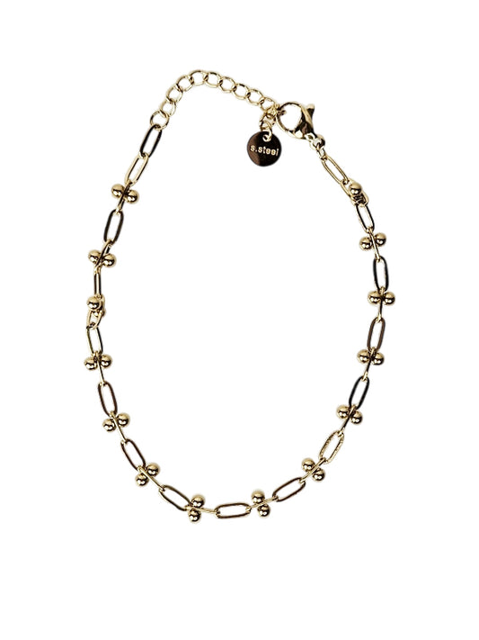 RVS Armband Lovely goud