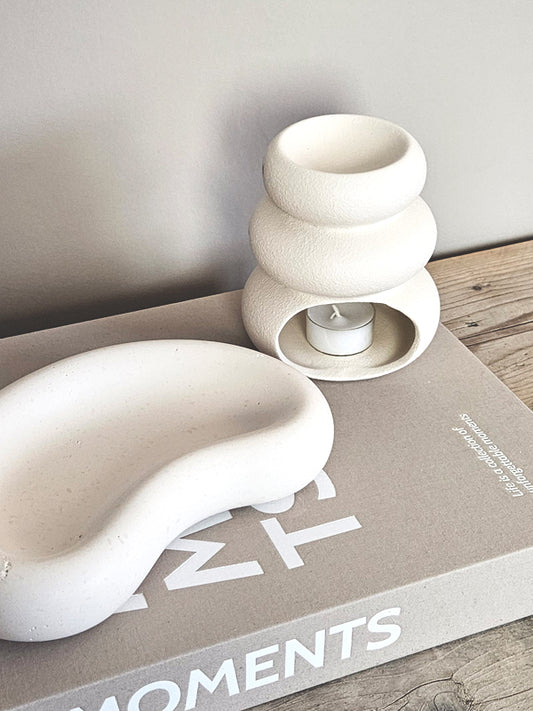 Waxbrander organic | keramiek taupe