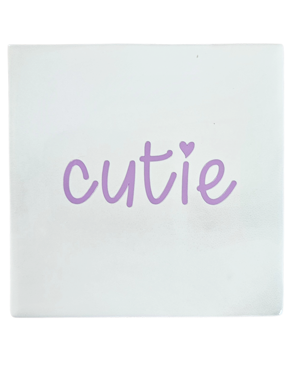 Tegeltje | Cutie