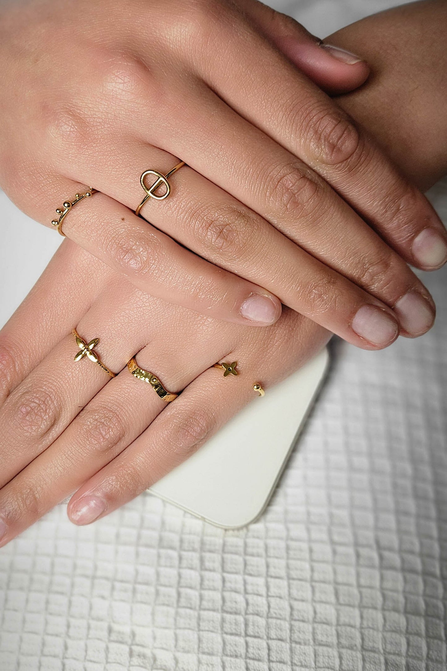 RVS Ring Rama goud