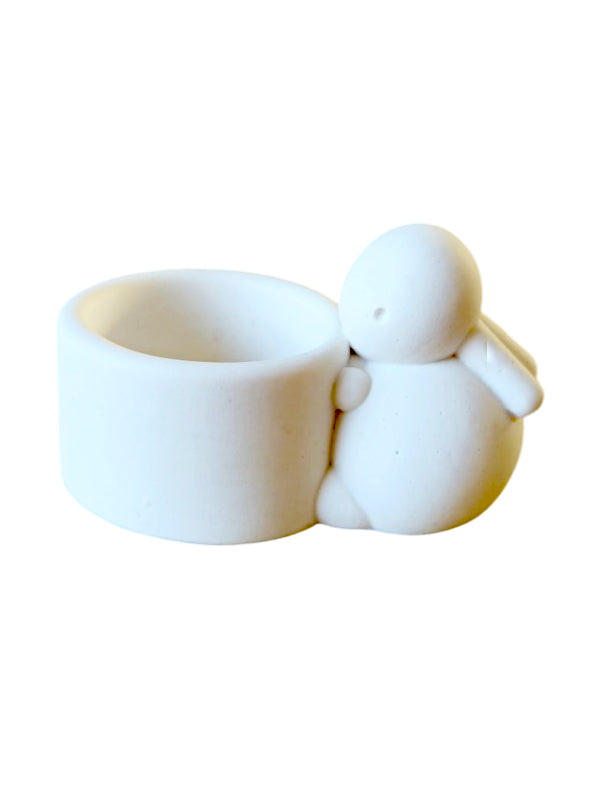 Pasen | Theelichthouder/eierdopje Haasje