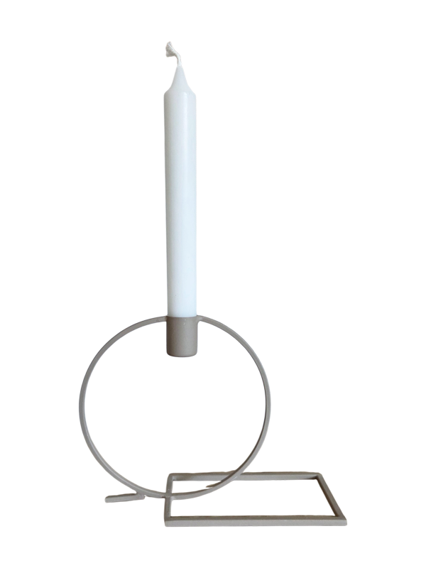 Kandelaar Eglo Living | Beige Metaal