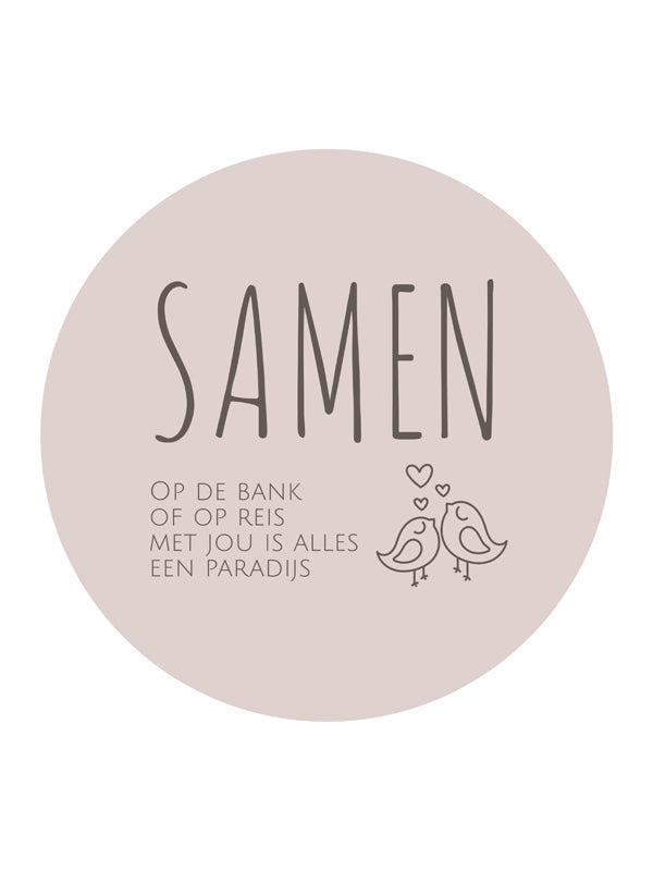 Most Lovely Muurcirkel – Samen