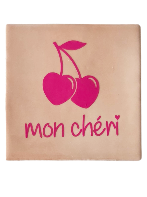 Tegeltje - Mon Chéri