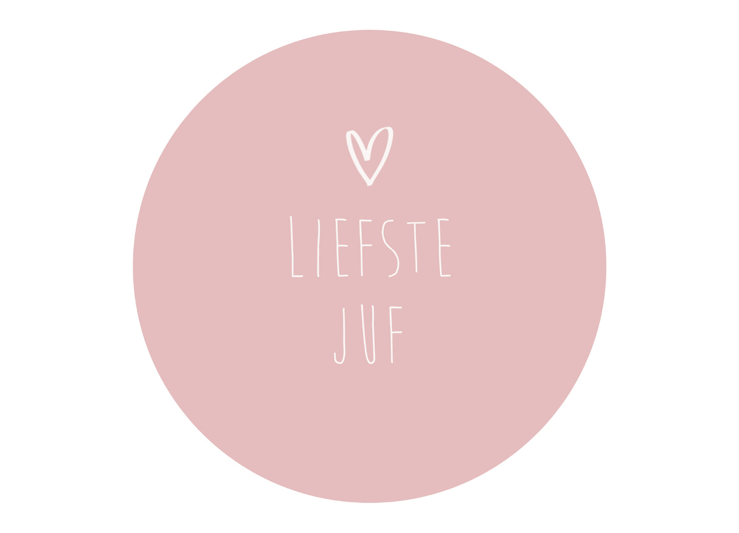 Most Lovely Muurcirkel – Juf