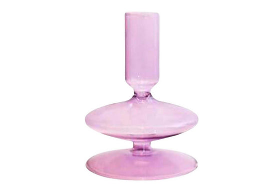 Ravie kandelaar glas – Lila 12 cm