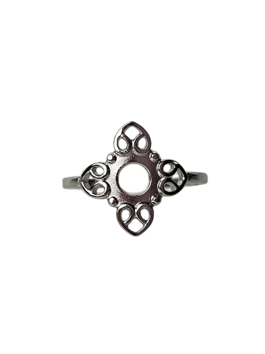 RVS Ring Reina zilver