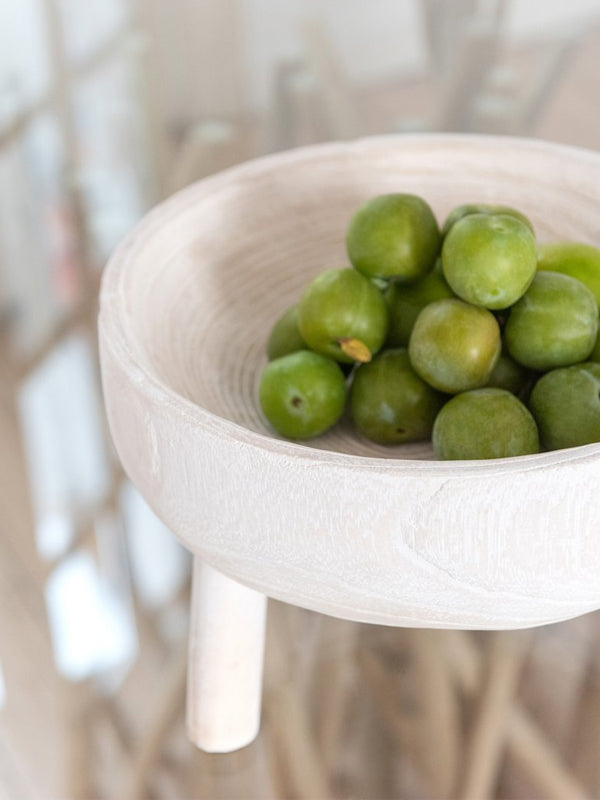 J-Line Schaal op Tripod | paulownia wood