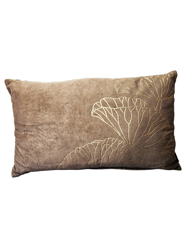 Sierkussen Sophie Velours | Bruin & Goud