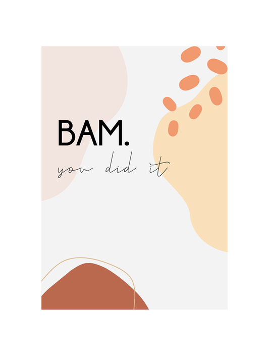 Just4You Forex bordje – BAM you did it!