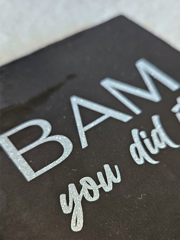 Tegeltje – Bam you did it | Keramiek 10x10 cm
