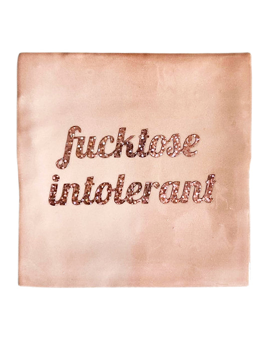 Tegeltje – Fucktose intolerant