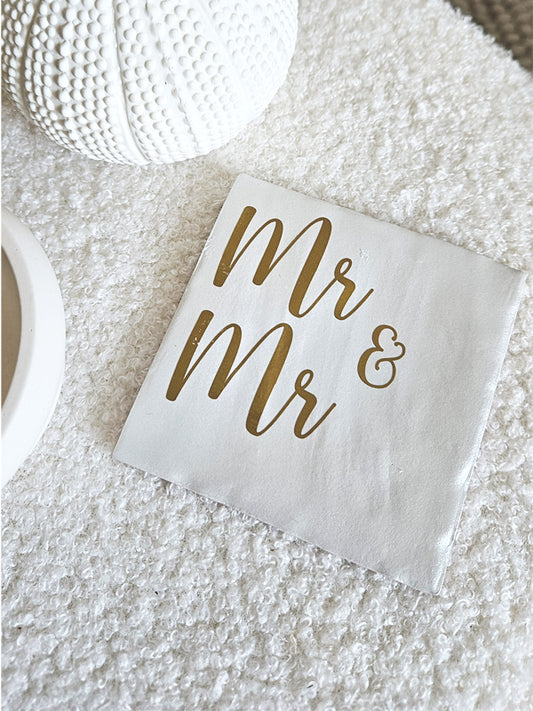 Tegeltje – Mr & Mr | Keramiek 10x10 cm