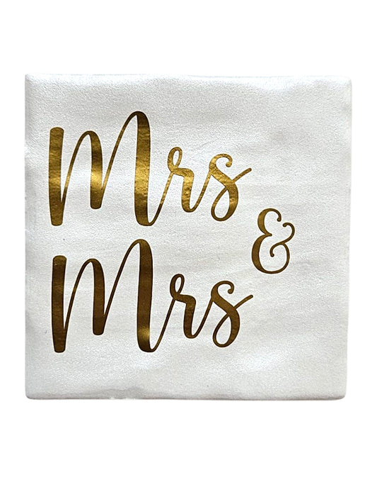 Tegeltje – Mrs & Mrs | Keramiek 10x10 cm