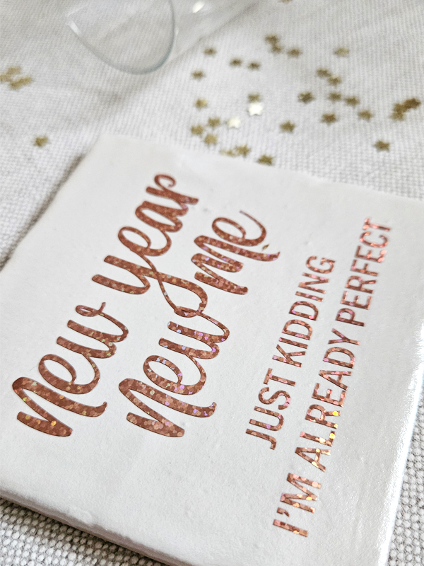 Tegeltje - New Year, New Me