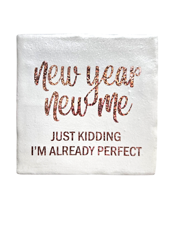 Tegeltje - New Year, New Me