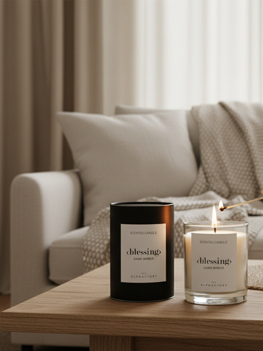 Geurkaars Dark Amber | #Blessing by The Olphactory