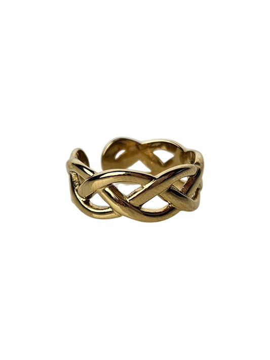 RVS Ring Diosa goud