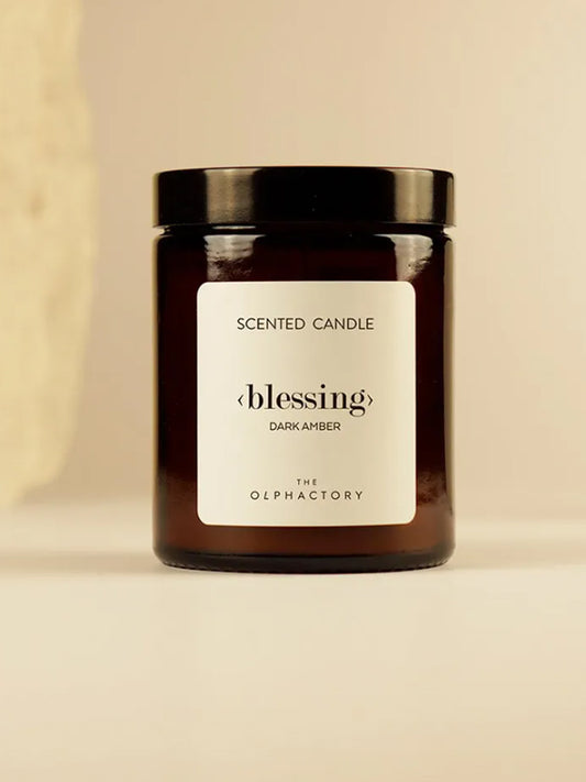 Geurkaars Dark Amber | #Blessing by The Olphactory