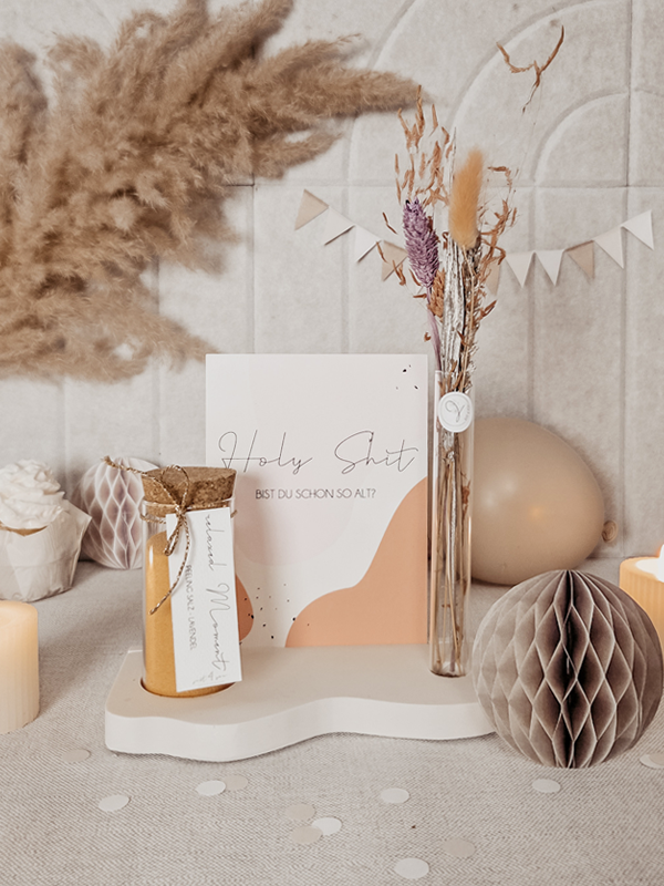 Just4You Buisje - Gekleurde droogbloemen