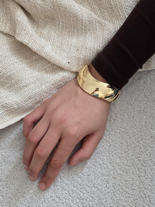 RVS Statement Armband Kani - Goud