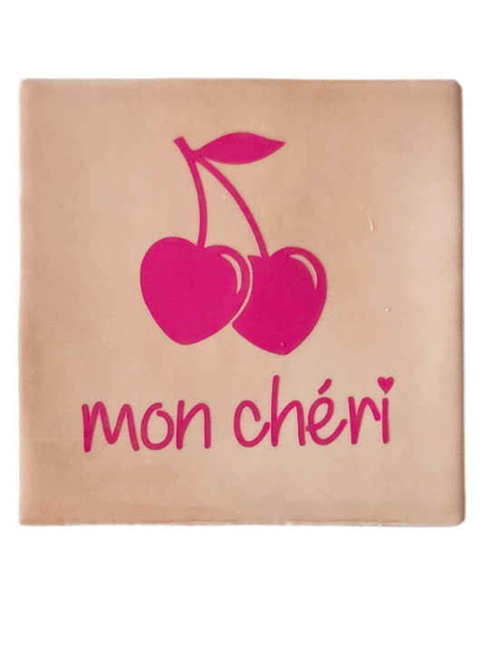 Tegeltje - Mon Chéri