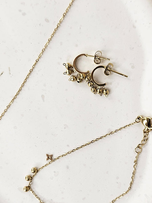 RVS Oorbellen Ringen Baile goud