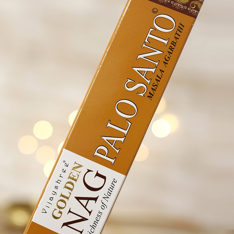 Wierook Golden Nag Palo Santo – Handgerold uit India