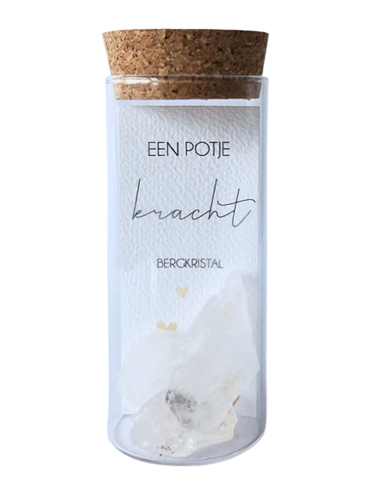 Just4You Een Potje Kracht - Bergkristal