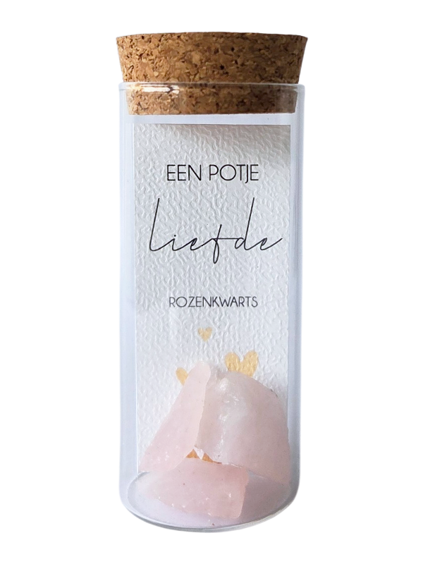 Just4You Een Potje Liefde - Rozenkwarts