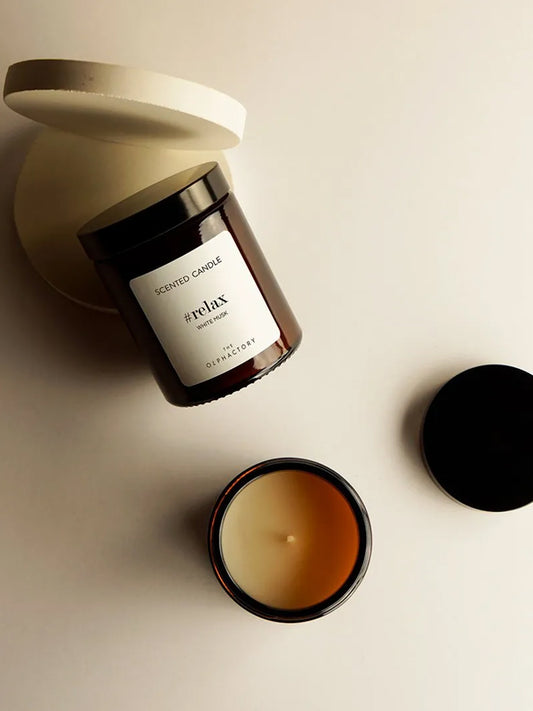 Geurkaars White Musk | #Relax by The Olphactory