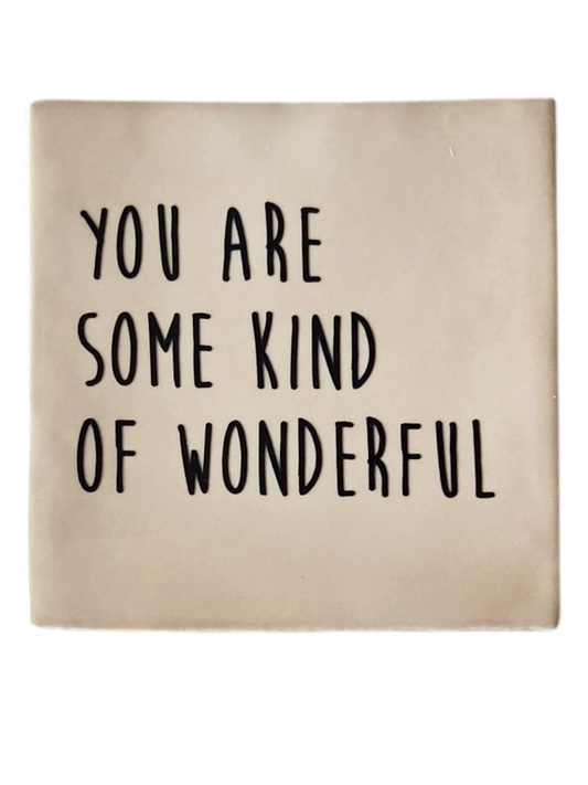 Tegeltje - You are some kind of wonderful